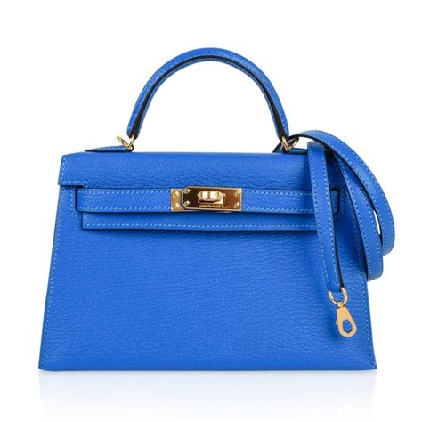 hermes mini kelly blue electric|mini kelly review.